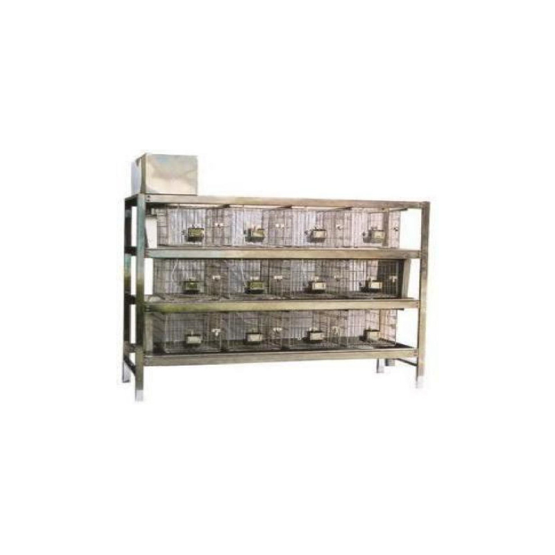 不锈钢冲洗式兔笼