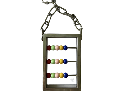 Stainless steel abacus toy