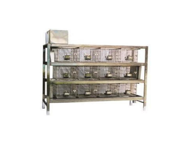 不锈钢冲洗式兔笼